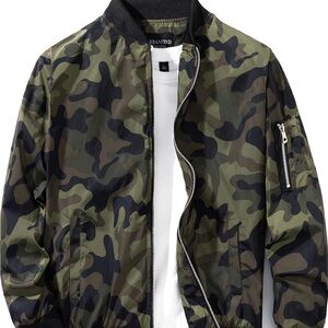 UrbanFind Men's Camo Bomber Jacket